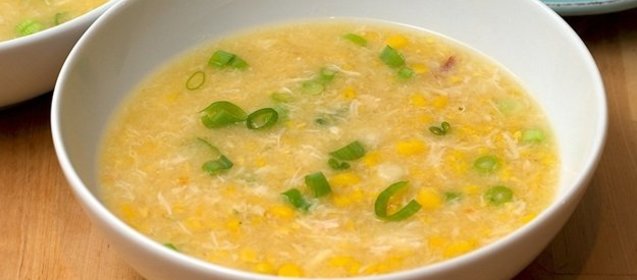 Кукурузно-крабовый суп
