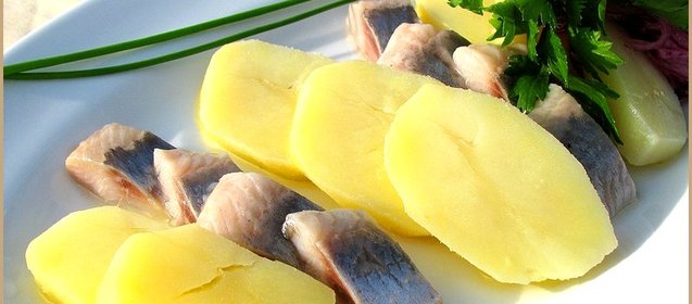 Селедка с картошкой
