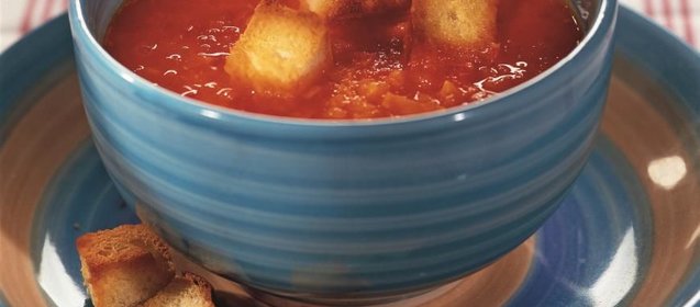 Томатный суп с перцами