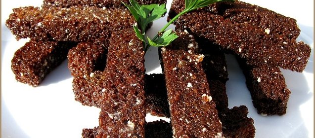 Гренки в микроволновке