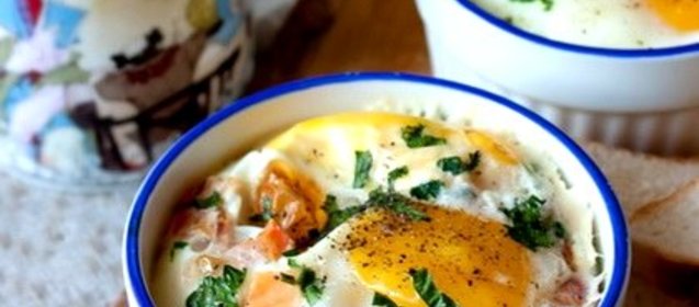 Глазунья в микроволновке