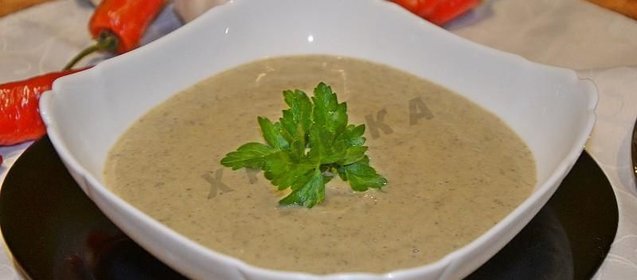 Грибной суп пюре в мультиварке из шампиньонов