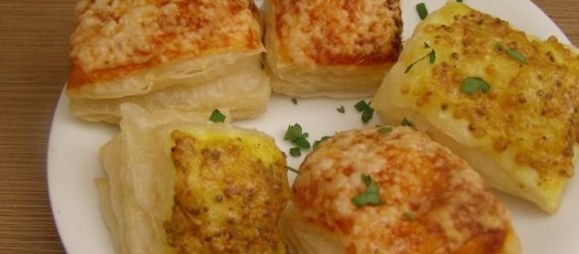 Слойки закусочные (в микроволновке)