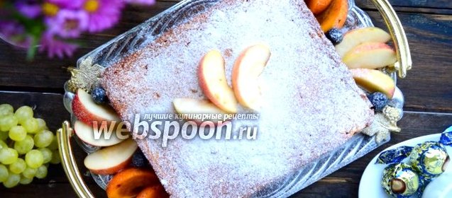 Тыквенно-яблочный пирог