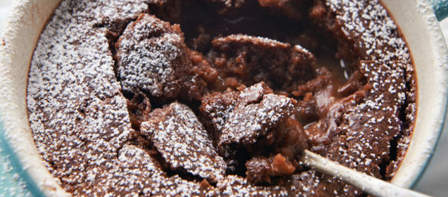 Быстрый шоколадный пирог в микроволновой печи