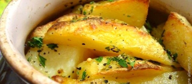 Картошка с мясом в микроволновке