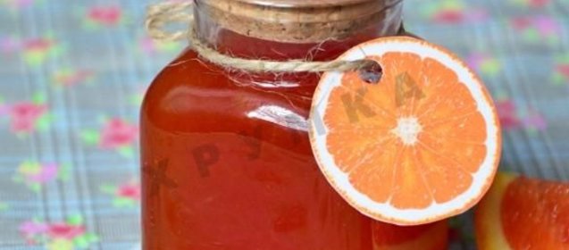 Апельсиновый джем в микроволновке