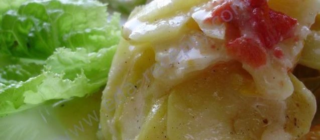 Простая запеканка в микроволновке