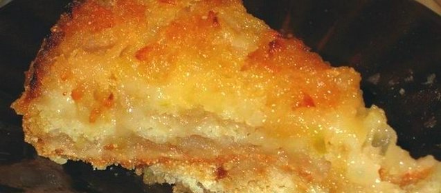 Яблочный пирог в микроволновке