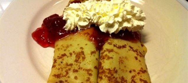 Блинчики с творогом в микроволновке