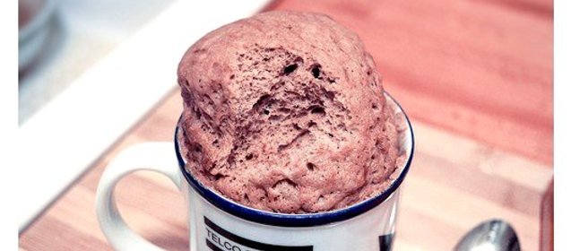 Быстрый кекс из микроволновки