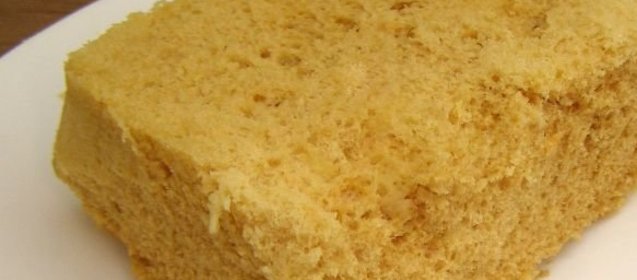 Масляный бисквит в микроволновке