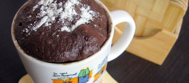 Бисквит в микроволновке