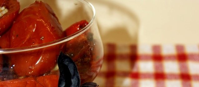 Вяленые помидоры в микроволновке