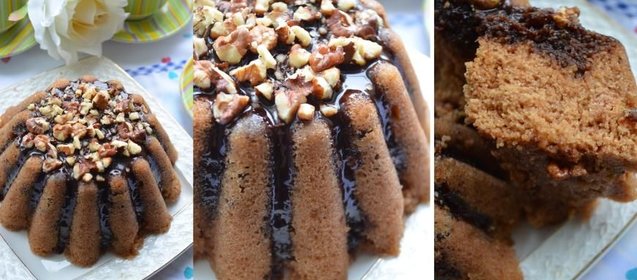 Шоколадный манник в микроволновой печи