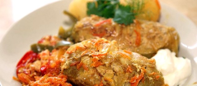 Голубцы в микроволновке