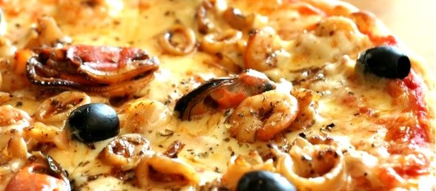 Пицца в микроволновке с грилем