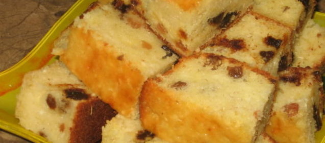 Имбирно-творожный пирог с сухофруктами