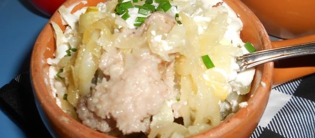 Ленивое жаркое в микроволновке