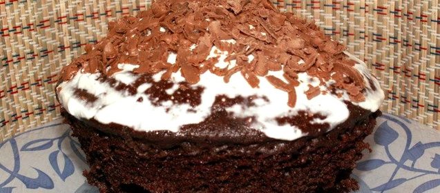 Кекс в микроволновке