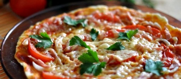 Пицца Минутка в микроволновой печи