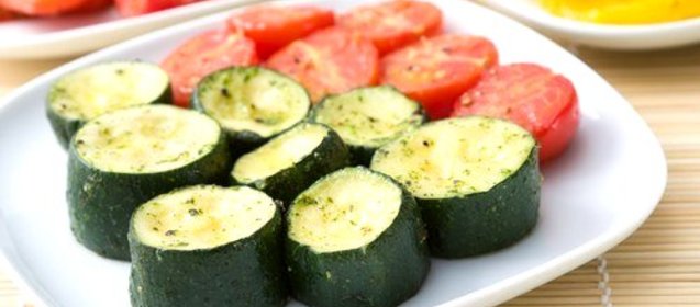 Кабачки в микроволновке