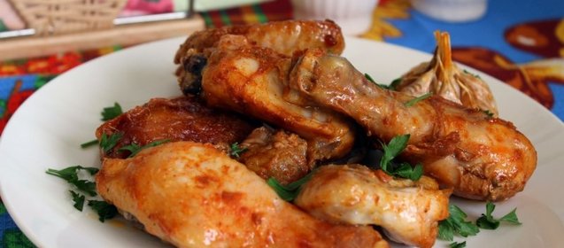 Остро - сладкая курица в микроволновке или ужин за 20 минут