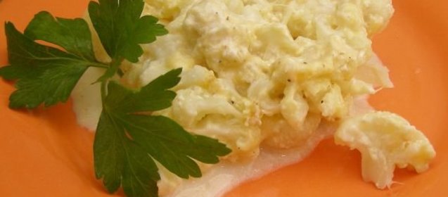 Цветная капуста с сыром (в микроволновке)