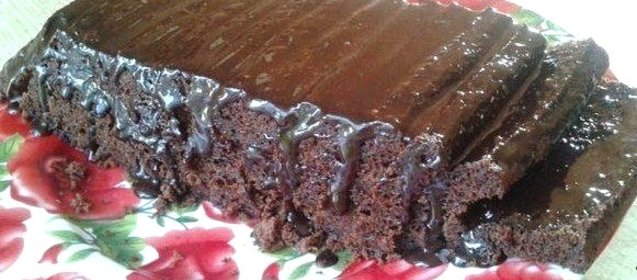 Сметанный кекс в микроволновке