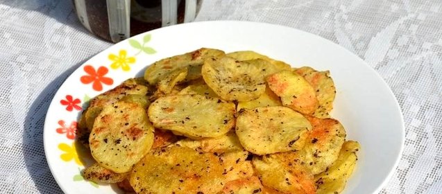 Картофельные чипсы в микроволновке