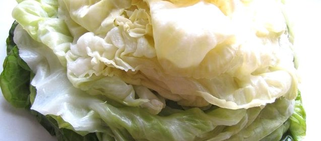 Капуста для голубцов в микроволновке