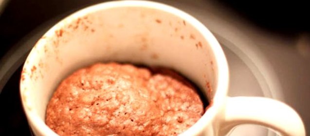 Диетический кекс в микроволновке