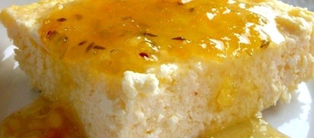 Запеканка из творога в микроволновке