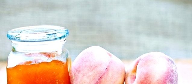 Персиковое варенье в микроволновке