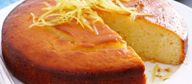 Лимонный пирог в микроволновой печи