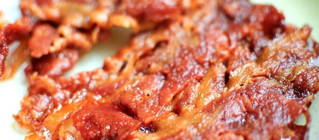 Бекон в микроволновке