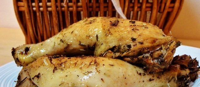 Куриные окорочка в микроволновке