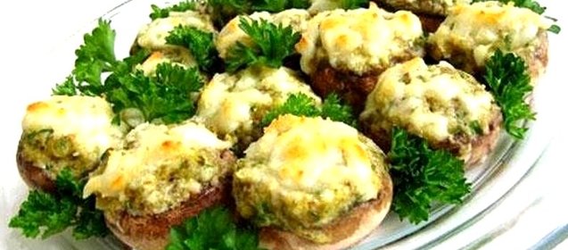 Нежные шампиньоны с сыром в микроволновке