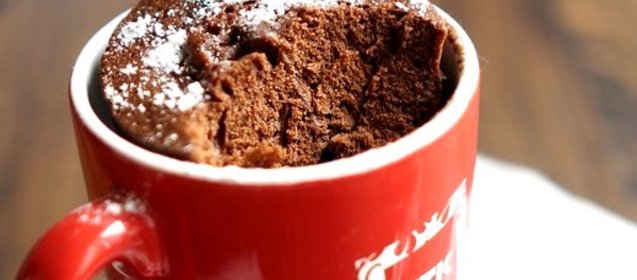 Кекс в микроволновке за 5 минут