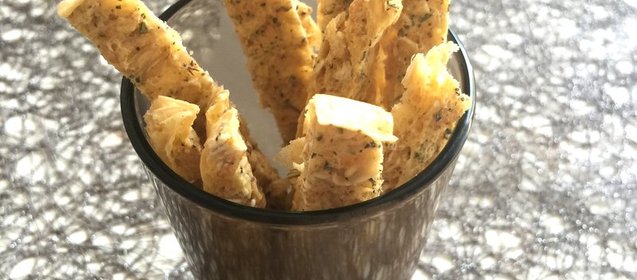 Диетические хрустящие палочки в микроволновке