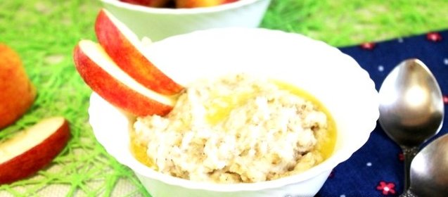 Каша овсяная в микроволновке