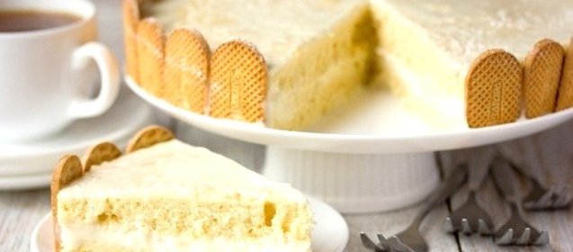 Кокосовый торт «Нежность» в микроволновке