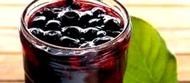 Варенье из черники в микроволновке
